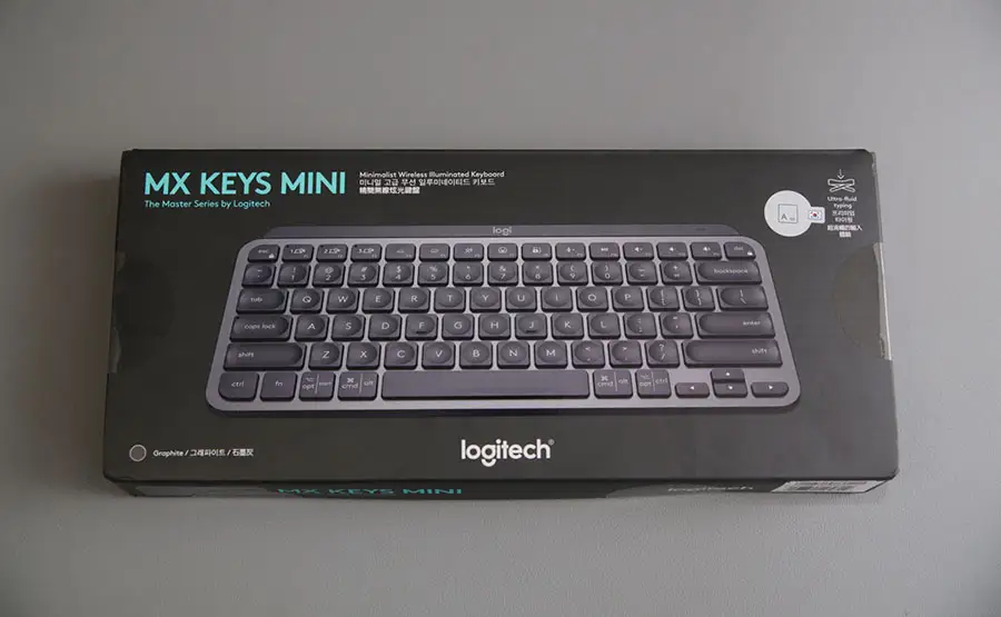 MX Keys Mini 박스 미개봉 사진